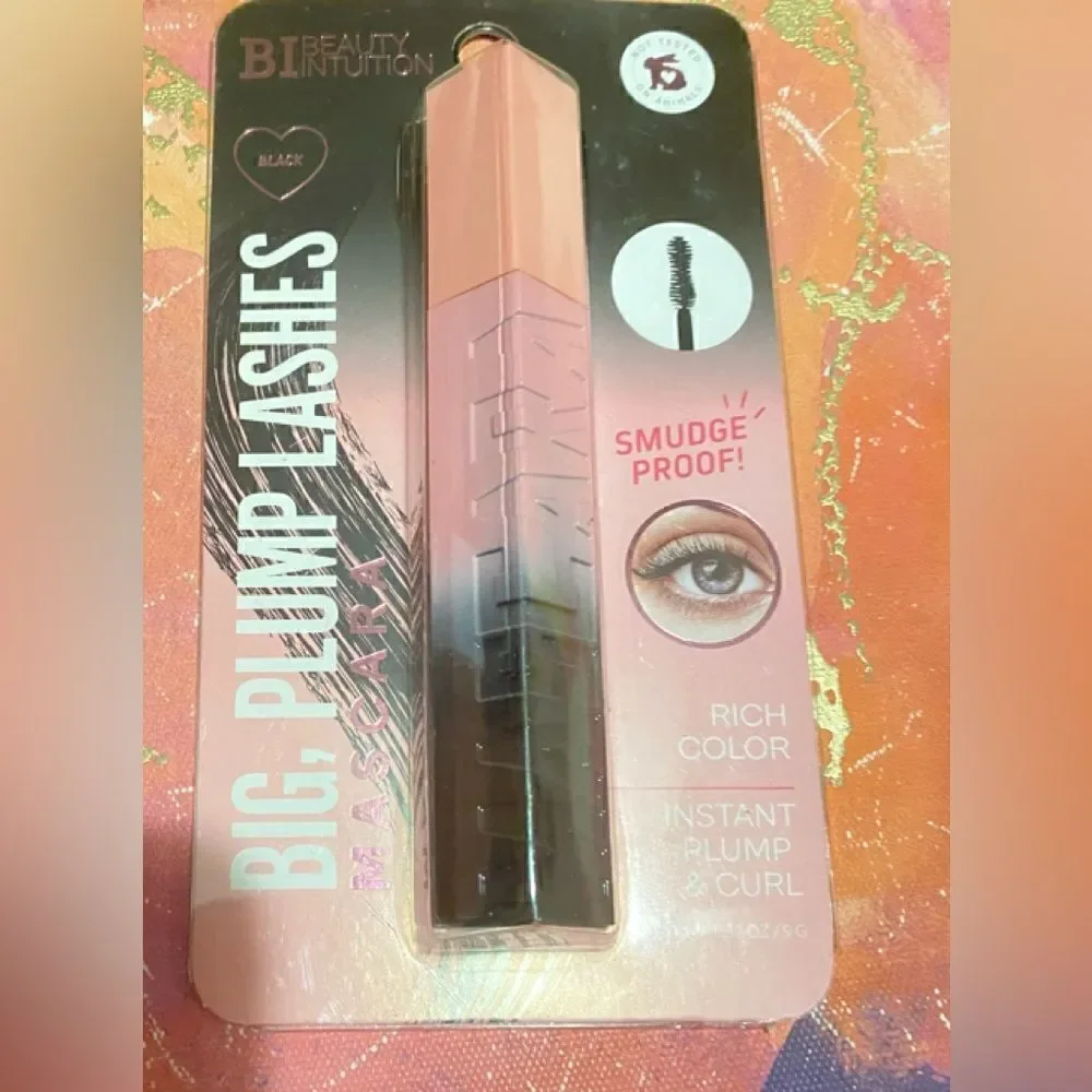 🛍️2 Beauty Intuition Rosy Nude Lip Gloss 💄 & Big Plump Lashes Mascara 💥